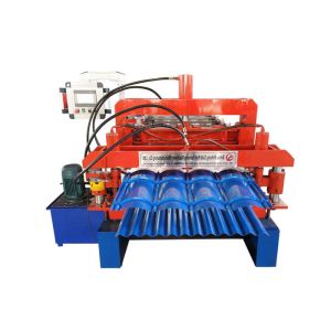868-836 Aluminium Roll Forming Machine , Glazed Tile Roll Forming Machine Plate