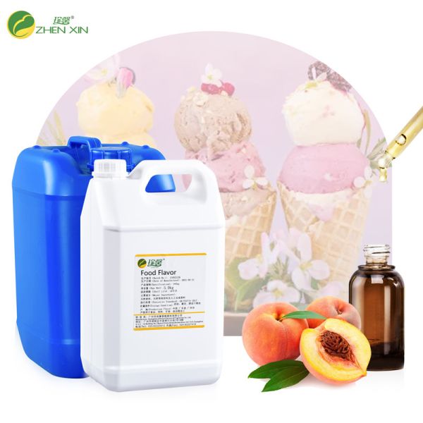 Peach Fruit Scent Food Flavor Liquid Ice Cream Flavours Used For Ice Cream Making Oil Concentrated