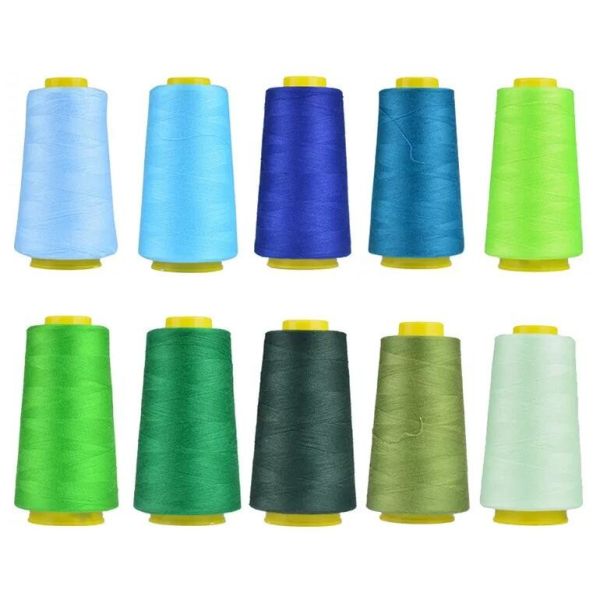 Quality Black and White 100% Polyester Sewing Thread 40S/3 For Sewing wholesale