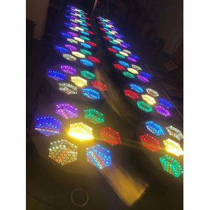 Tianxin LED Light Source Outdoor 7 Halo Hexagon LED Pixel Light for Stage Light