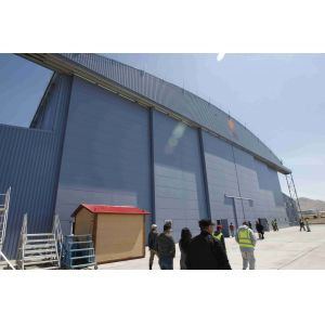 High Rise Steel Structure Hangar Building Prefabricated Metal Frame Hangar