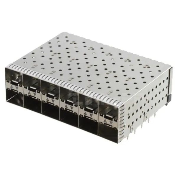 2007562-6 SFP+ Cage Assembly With Integrated Connector 2x6 Port Included