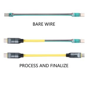 Micro Coaxial USB 4.0 thunderbolt 4 cable With 240W Charging And Lightning-Fast