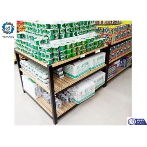 3-6 Layers Gondola Metal Retail Shelving Display Racks ISO9001