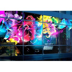Window Glass Adhesive Outdoor Transparent Led Screen Display P8 P10 P16