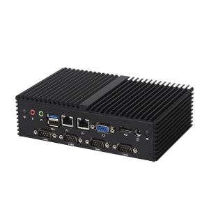 Intel Celeron J1900 Processor Fanless PC DDR3L 8GB With 7COM 2LAN Industrial PC