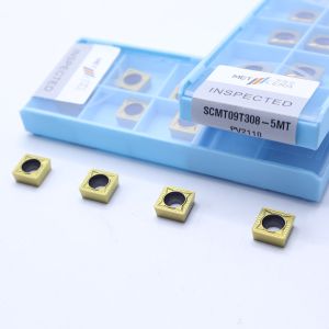 SCMT09 Positive CNC Turning Inserts with 5MT Semi-Finish Chipbreakers, Cermet