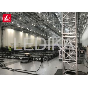 Strong Event Tent Portable Stage Truss With Arch Roof Truss Design