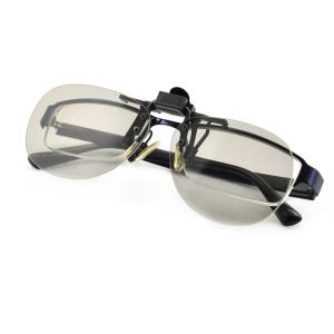 Convenient Clip Active Shutter Glasses Circular Polarized With No Bubble