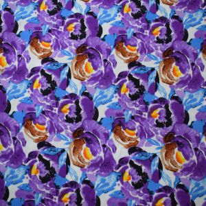 100% Spun Viscose Rayon Fabric Print Rayon Fabrics Medium Weight