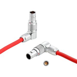 Alvin's Cables D-tap to Rotatable Right Angle 0B 2 Pin Male for Blackmagic Pyxis