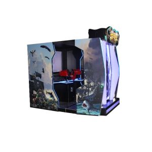 Pirate Ship Gun Shooting gallery Game Simulator For Amusement Park 450W