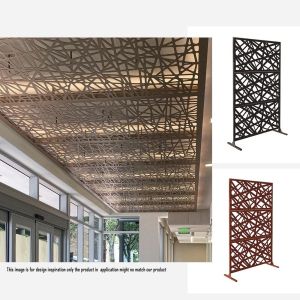 China Privacy Balcony Room Divider Screen Aluminum Multi Functional on sale