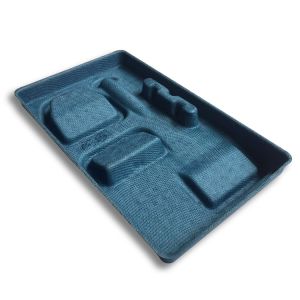 Oil Resistant Wet Press Molded Pulp , Waterproof Molded Fiber Tray