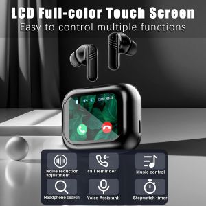 Touch Screen Earbuds 2025 NEWLingumir Touch Screen Earbuds, Wireless Earbuds