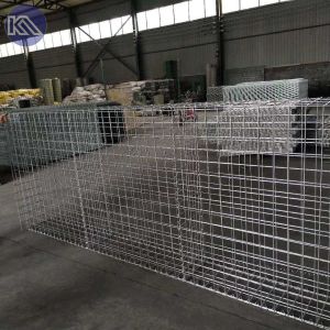 High Strength Gabion Retaining Wall Anti Rust Welded Gabion Box Cage For Flood