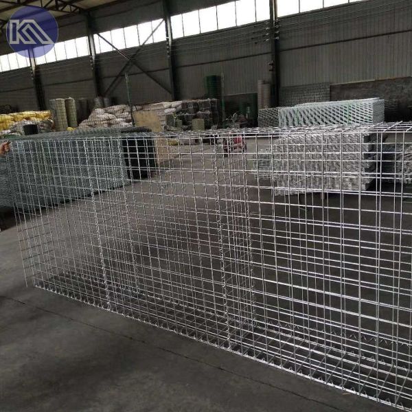 High Strength Gabion Retaining Wall Anti Rust Welded Gabion Box Cage For Flood