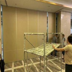 OEM Movable Room Partition Sliding Door Decorative Partition Wall For Art