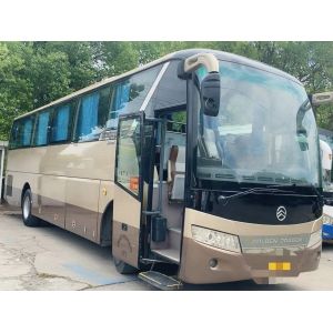 Used Passenger Bus Airbag Suspension 47 Seats Yuchai Engine Single Door 2nd Hand