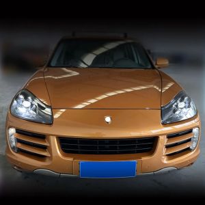957 Headlights For Porsche Cayenne 08-10 Upgraded 21 Matrix Style LED Front