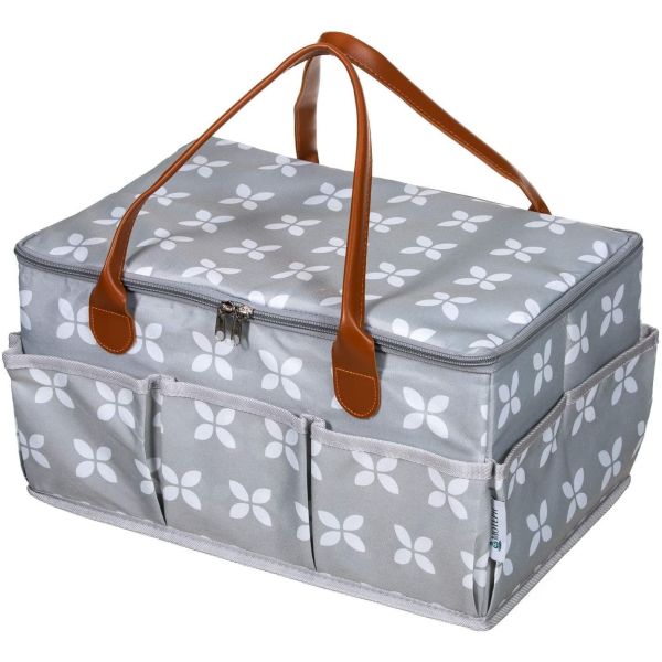 Quality Extra Large Tote Washable Diaper Caddy Dust  Proof Zip Top Cover wholesale