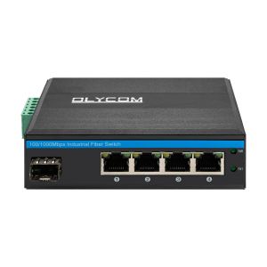 Buy cheap Harsh Outdoor 5 Port Industrial Poe Switch Gigabit Optical Din Rail Fiber from wholesalers