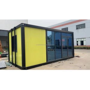 Customized Color 20ft Prefabricated Flat Package Bulk Container Frame House for