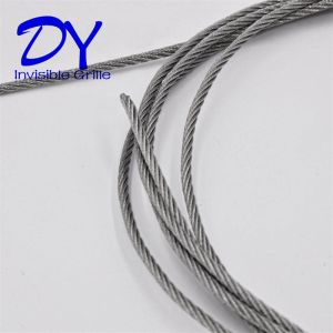 316 Wire Nylon Coating2.0mm Balcony Invisible Grille CombinationSecurity