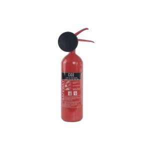 2kg Carbon Steel CO2 Fire Extinguisher Brass Valve And 140mm Outer Diameter