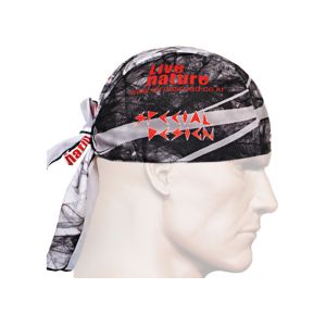 Cheap UV Headwear Red Blue Color With Size 25*50 CM Polyester Scarf for sale