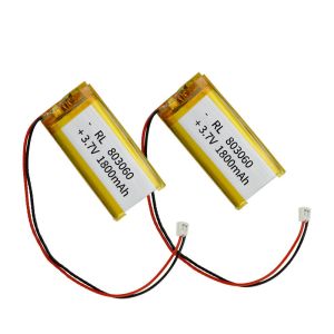 Lower Internal Resistance 1800mAh Lithium Polymer 3.7 V