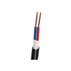Stranded Copper Conductor Two Cores 1kV Pvc Jacket Cable / Pvc Insulated And