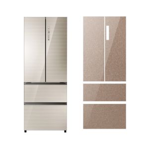 China CCC Toughened Glass 4mm Custom Refrigerator Door Panels on sale