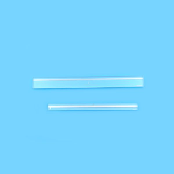 High Precision Glass Scale Ruler CE Linear Optical Glass Ruler For Hand