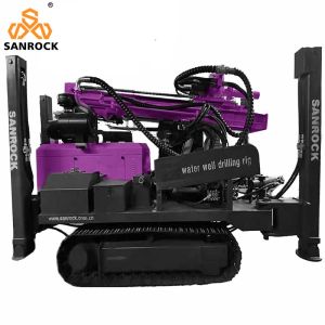 Drill Rod Diameter 76mm 89mm Crawler Water Well Drilling Rig Machine 4000×1850×2300mm