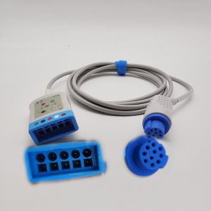 Datex Ohmeda Cardiocap Ecg Patient Cable With Grabber Snap End Cb-72395r