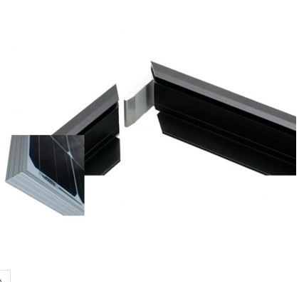 Quality Black Anodized Aluminum Solar Panel Frame With With Cutting / Punching wholesale