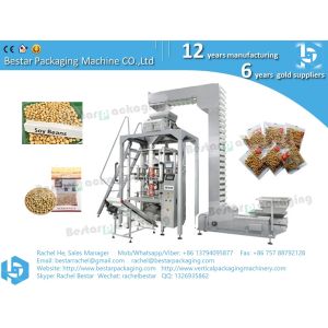 how to pack soybean with Bestar vertical packing machine BSTV-550BZ