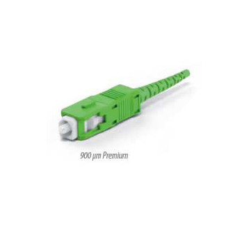 Quality ISO9001 0.9mm APC Fiber Optic Connector , Dia 2.5mm SC Single Mode Connector wholesale