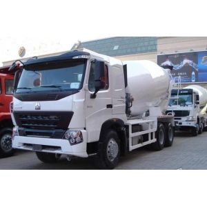 China Stable Concrete Transport Truck 371hp With Lengthen Cabin / 9m³ Cubage on sale