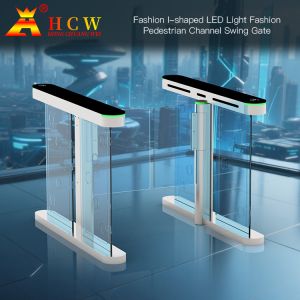 HCW 0.5s 0.8s High Speed Flap Barrier Turnstile RFID Access Control Pedestrian
