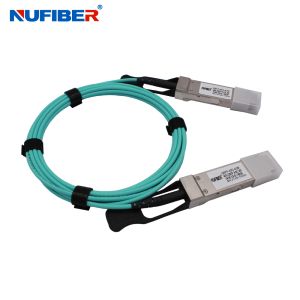 1 To 1 Module Connect 40Gb QSFP+ AOC Cable For Cisco Huawei H3C ZTE Mikrotik