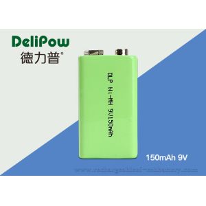 Cheap Safety 150mAh 9v Nimh Rechargeable Battery For Multimeter Green Power for sale