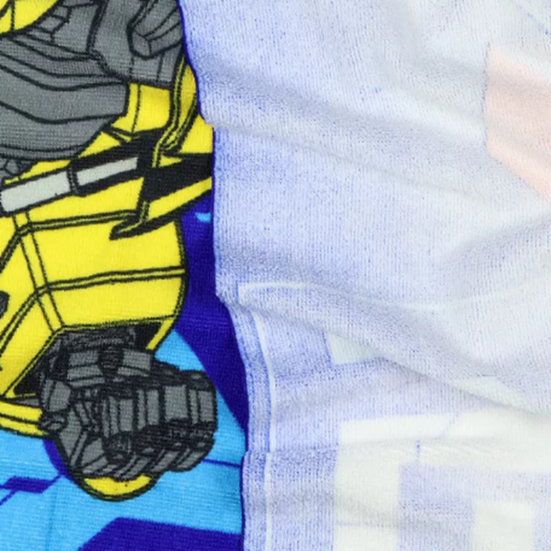 Transformers Beach Towel with Optimus Prime and Bumblebee Design - Premium