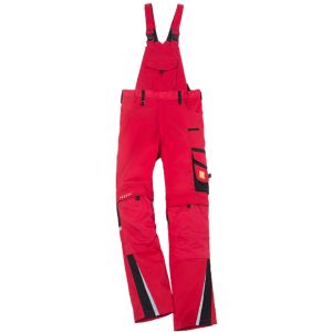 Light Weight Work Bib Overalls , Elastic Bib Trousers With Reflective Tape On