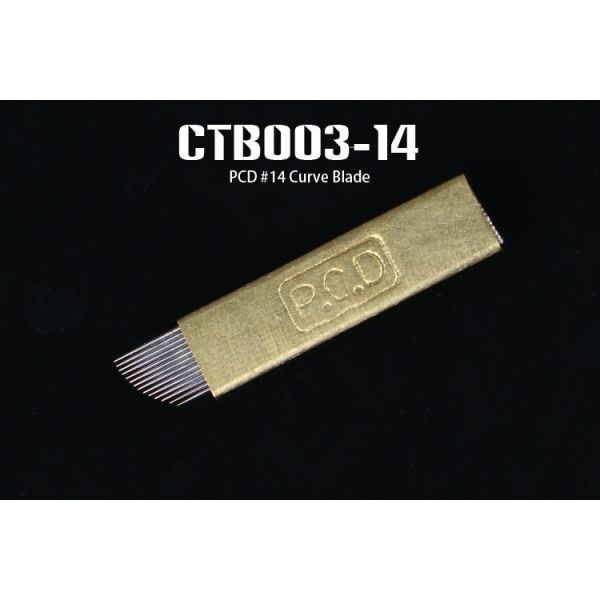 Quality Disposable Tattoo Eyebrow Microblading Permanent Makeup Needles with Gold wholesale