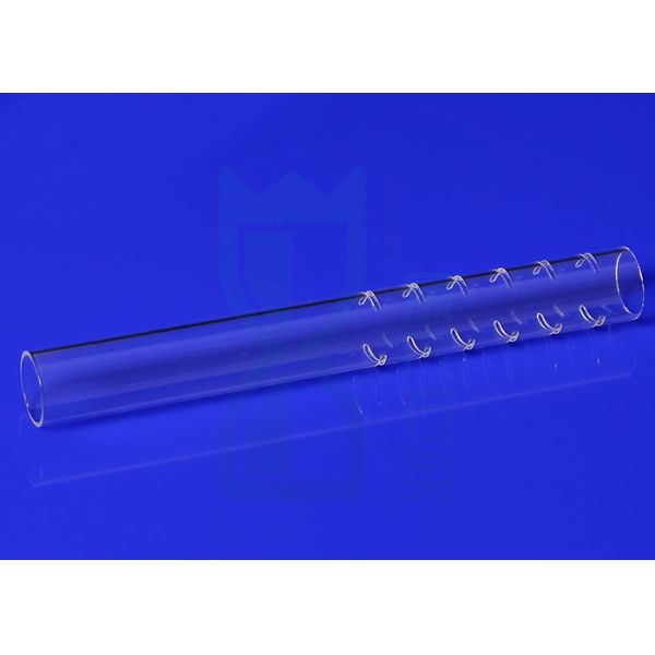 Quality High Purity Further Processing Clear Fused Quartz Tubing With Slots wholesale