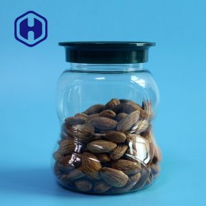 China Beans Peanut PET Screw Top Plastic Jar 400ml 108mm Height FSSC on sale