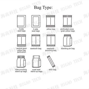 50g Automatic Powder Packing Machine ISO Vertical Bean Granule Packing Machine