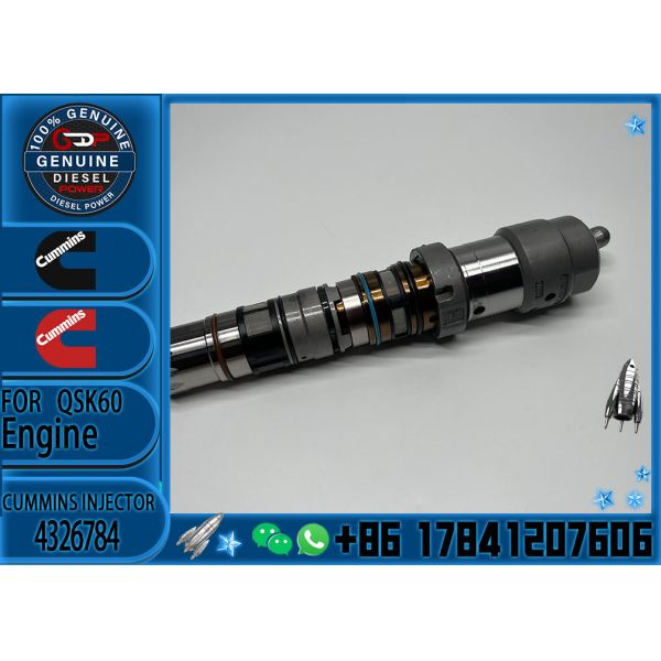 Genuine QSK60 QSK45 Engine Fuel Injector 4954374 4326784 4326781 for Cummins